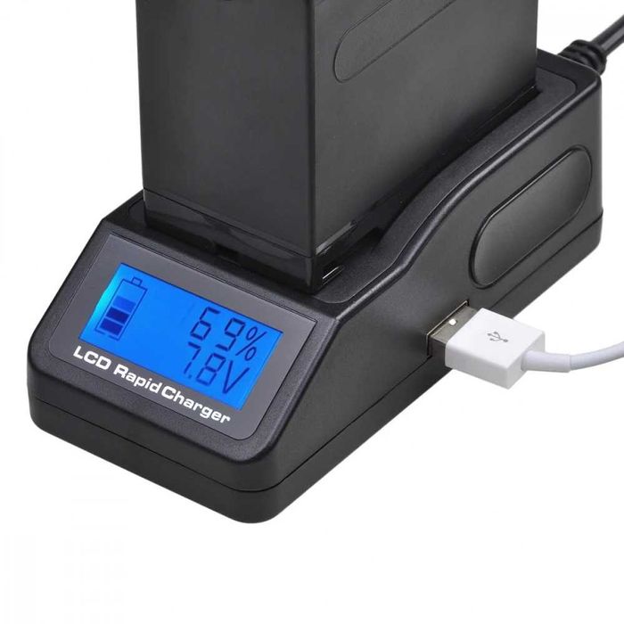 Incarcator FAST acumulatori Sony NP-F NP-F550 NP-F750 NP-F960 NP-F970