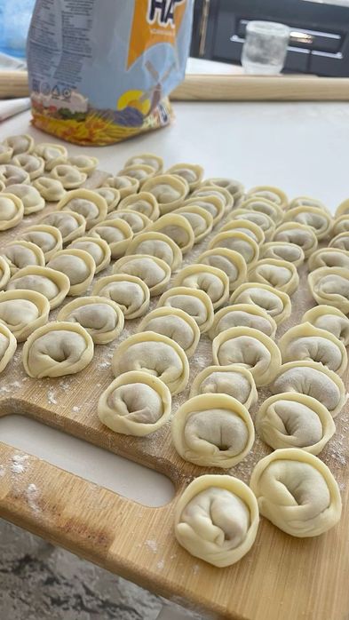 Домашние манты, пельмени, вареники