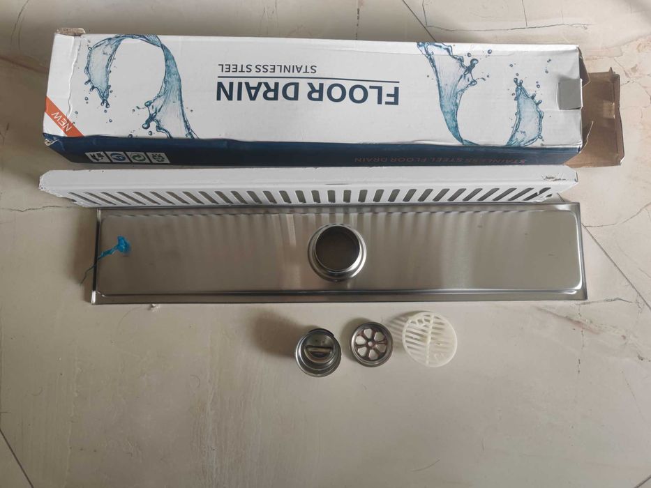 Лентов сифон за баня Неръждавейка INOX нови нови