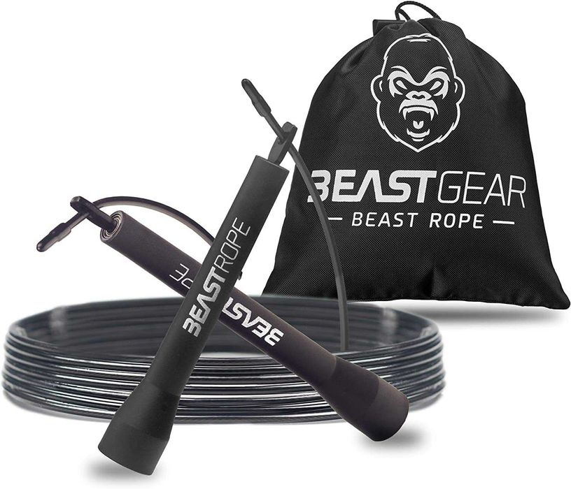 Въже за скачане Beast Gear,Steel Speed Fitness,Скоростно въже