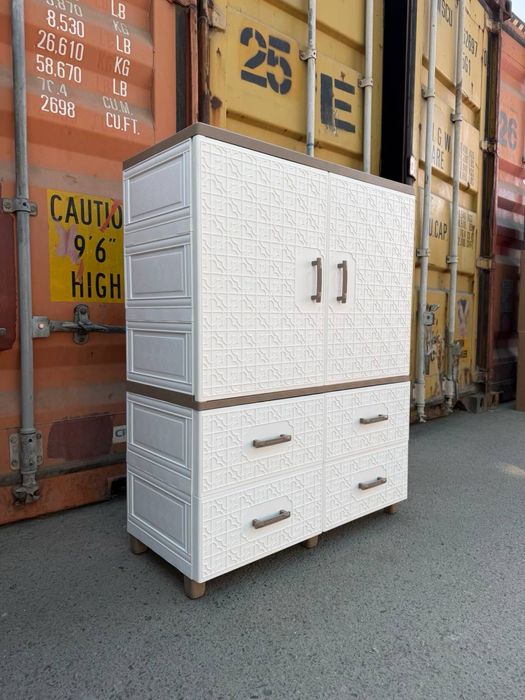 Пластиковый детский шкаф новой модели