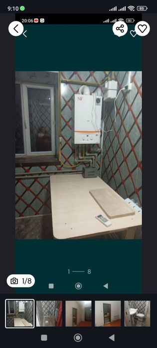 2бөлме кв сатылад. 8 мил тг