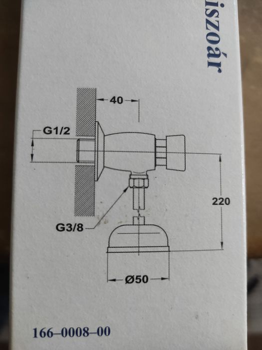 Set 4 Robinet pisoar cu temporizare