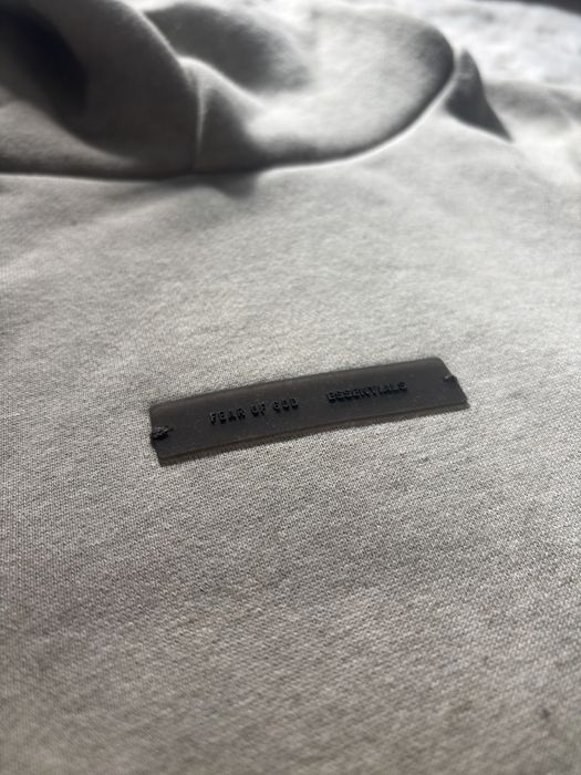 Essentials SP25 худи Heather Stone