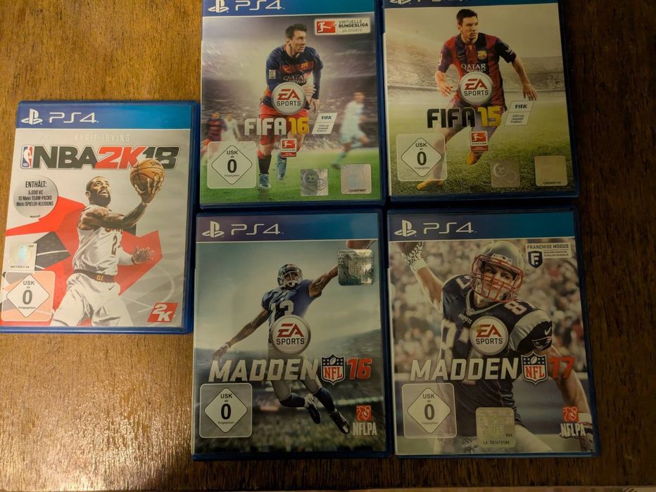 Игри за PS4 Fifa, NBA и Madden NFL