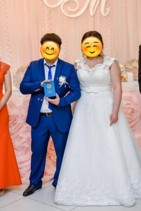 Продаю шикарное свадебное платье, большой размер