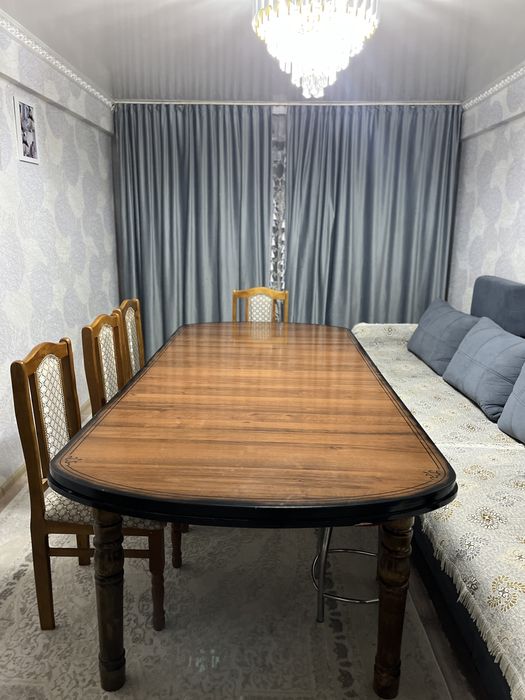 стол трансформер с стульями