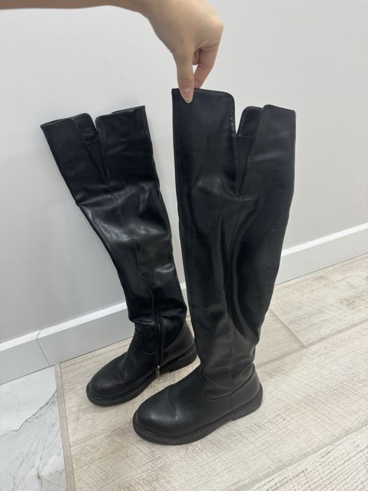 Ботфорты черные. Демисезон