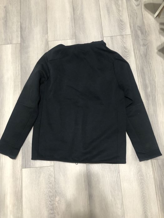 зип худи nike tech черный