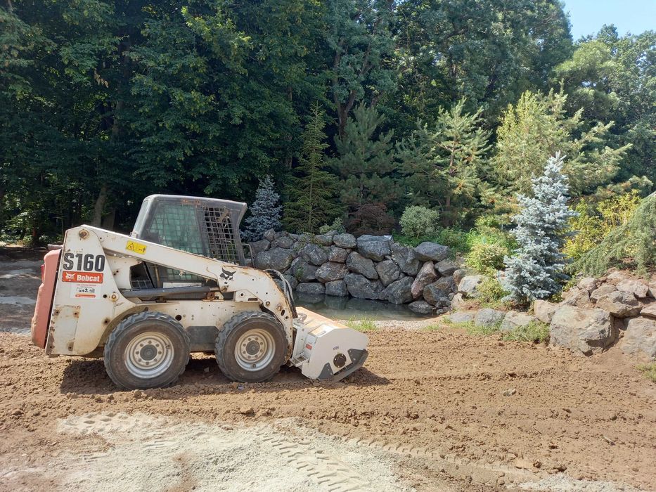 Bobcat Miniexcavator Picon Perie Sfreder Burghiu Pământ Freza pământ