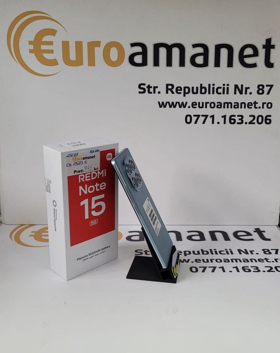 Telefon Mobil Xiaomi REDMI Note 15 Pro, 8GB RAM, 256GB, VERDE -G-