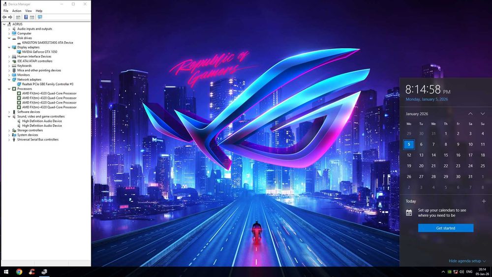 KIT AM3+ 4 Core FX-4320 +Placa+8GB DDR3+Cooler !! CA NOU !! la 200lei