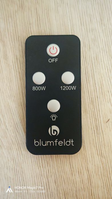 Висящ инфрачервен отоплител за тераса Blumfeldt / Klarstein Heat Hexa (2000W) с дистанционно