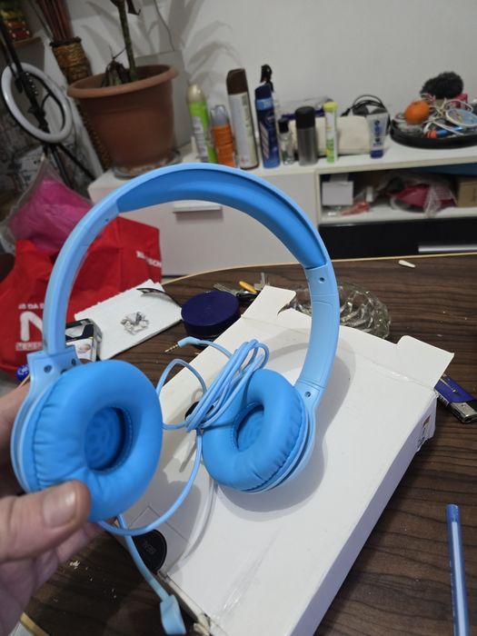 Casti pentru copii cu microfon