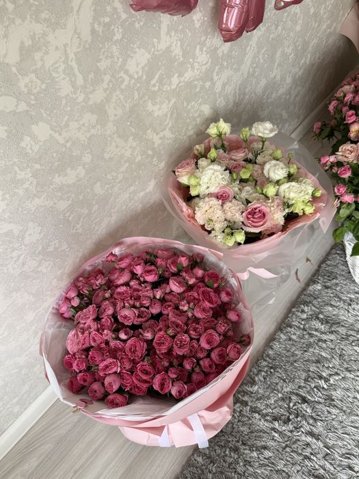 Свежие и пышные букеты