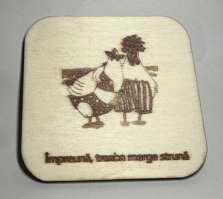 Gravuri personalizate in lemn