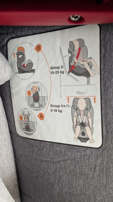 Scaun auto GB convy fix
