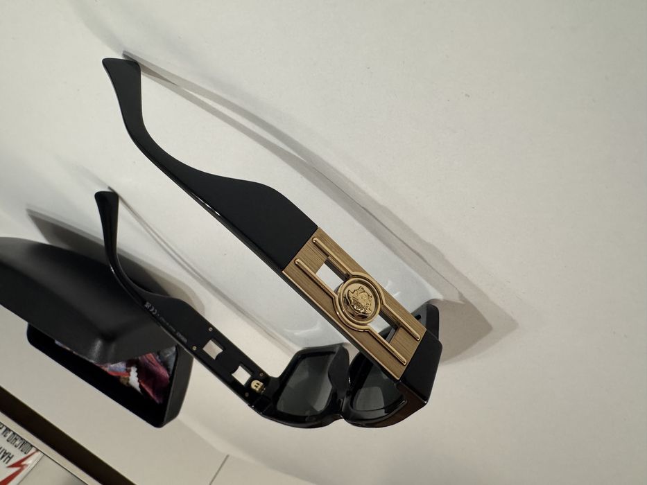 Versace Medusa Deco Sunglasses слънчеви очила Black + gold