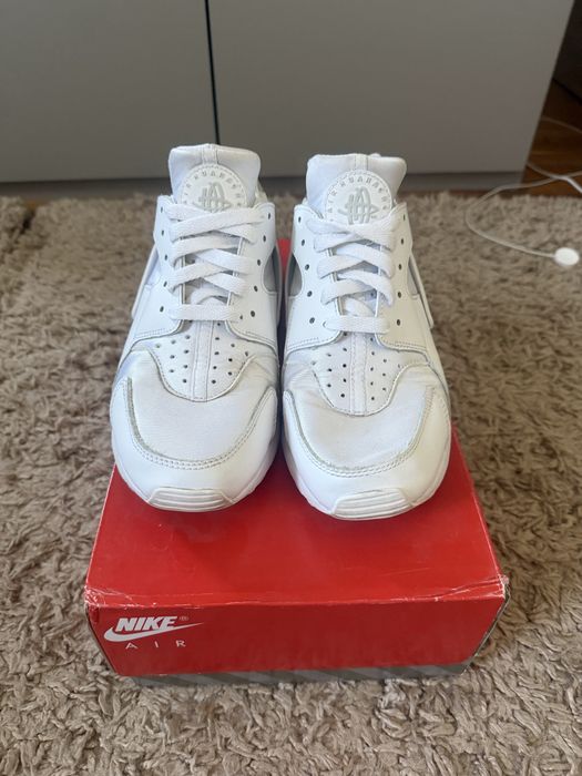 Nike Air Huarache "Triple White" sneakers