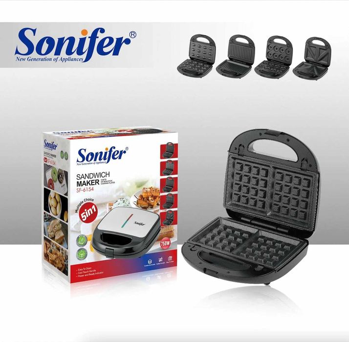 Вафельница 5 in 1 Sonifer SF6154/Sonifer SF6154 5 in 1 vafelnitsa to19