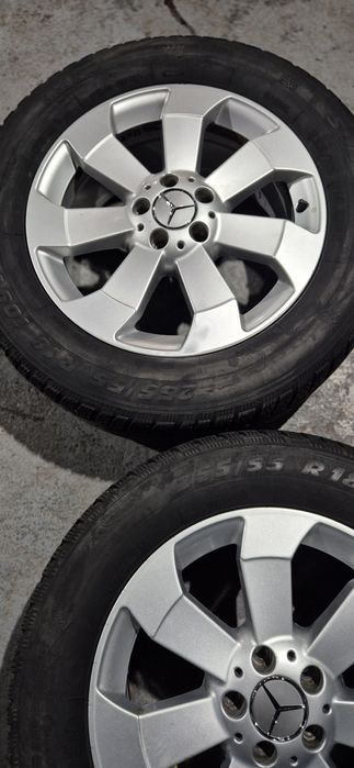Jante R 18 5x112 Mercedes Ml cu 255 55 18 iarna