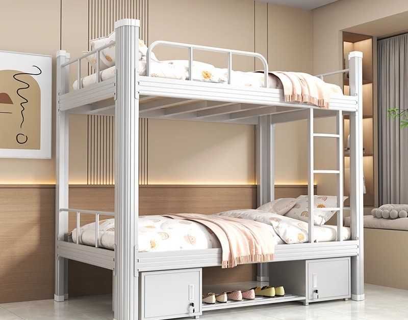 Joyni tejaydigan ixcham metall ikki qavatli krovat/ po'latdan yasalgan