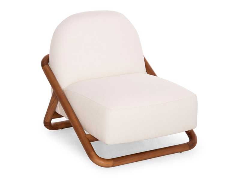 Фотьойл, SM9967, Кремав, Текстил, 75х87х79см.