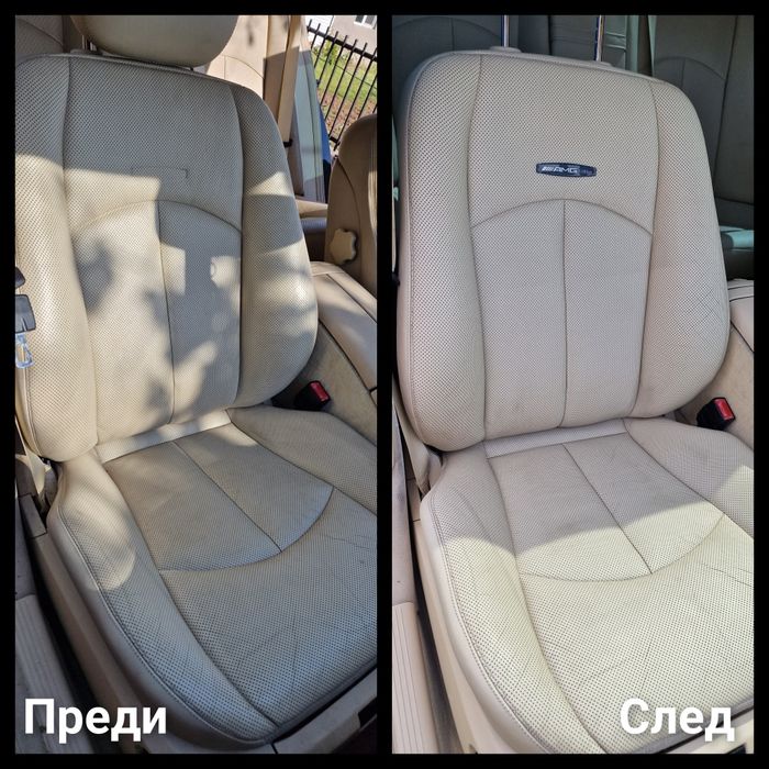 Пастиране на автомобили пране на седалки полиране на фарове
