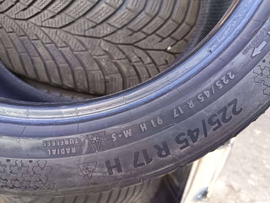 Anvelope MS iarna 225 45 17 continental 2021 5.5-6.5mm