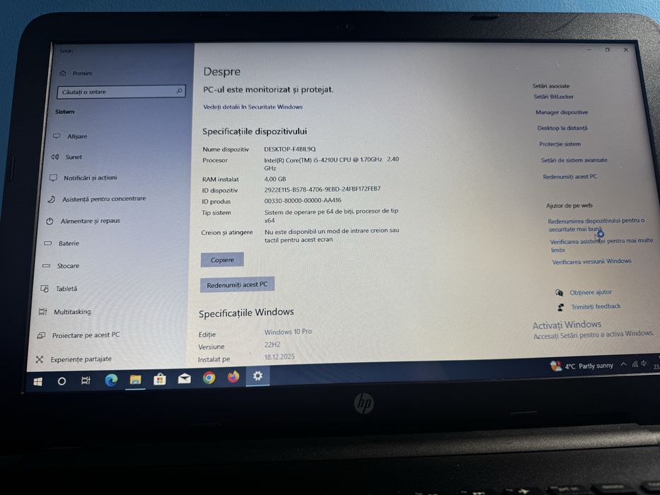 Vand laptop birou Hp