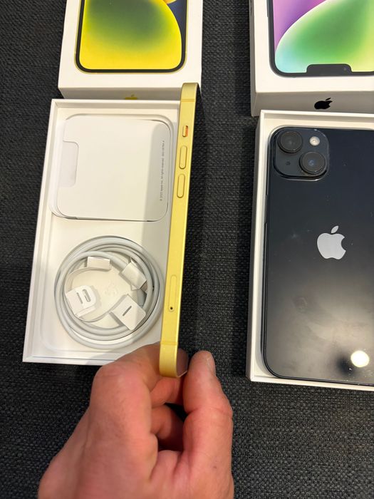 Черен Iphone 14 128gb midnight