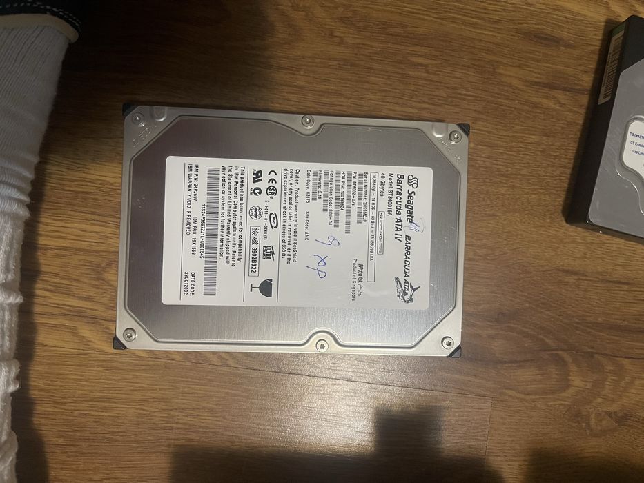 Lot piese PC vintage HDD IDE RAM IBM Seagate Hitachi