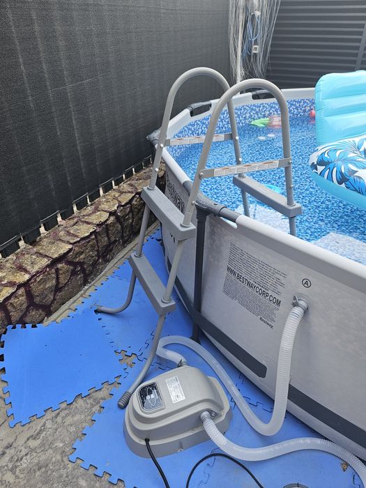 Piscina supraterana metal 3..66 m cu toate acceesoriile  incluse