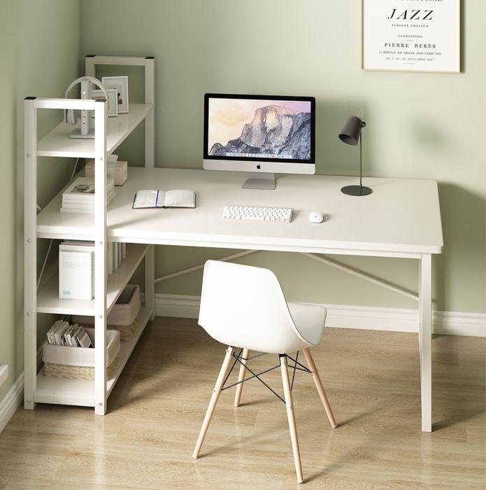 Компьютерный стол Structo White/Grey 140x60см