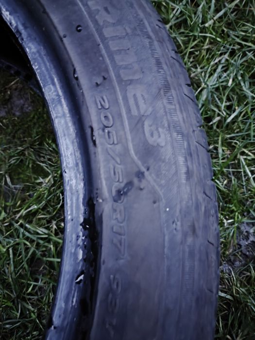 Set hankook 205/50/17 si rezerva Michellin r16