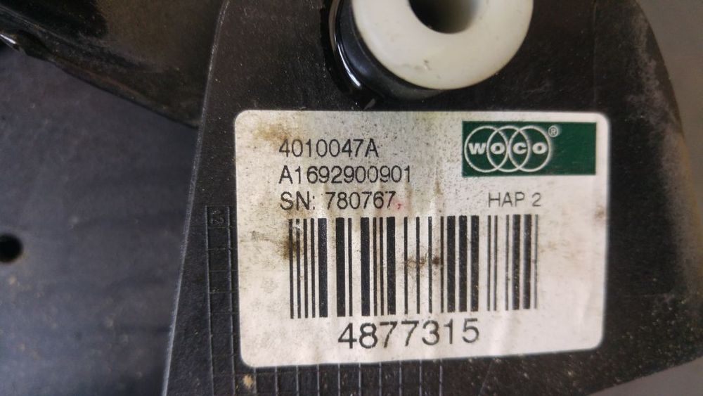 ansamblu pedalier mercedes a-class w169 a1692900901