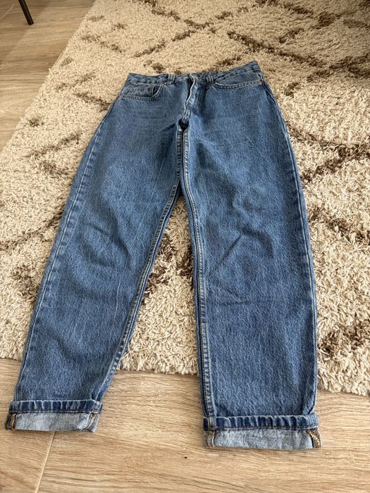 Дамски дънки Mom Fit без еластан