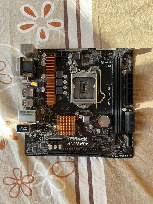 Дънна платка AsRock H110M-HDV