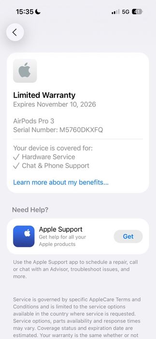 Airpods pro 3 cu garanție