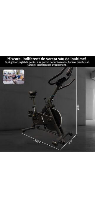 Bicicleta Spinning Magnetica GO4FIT® Model GF210