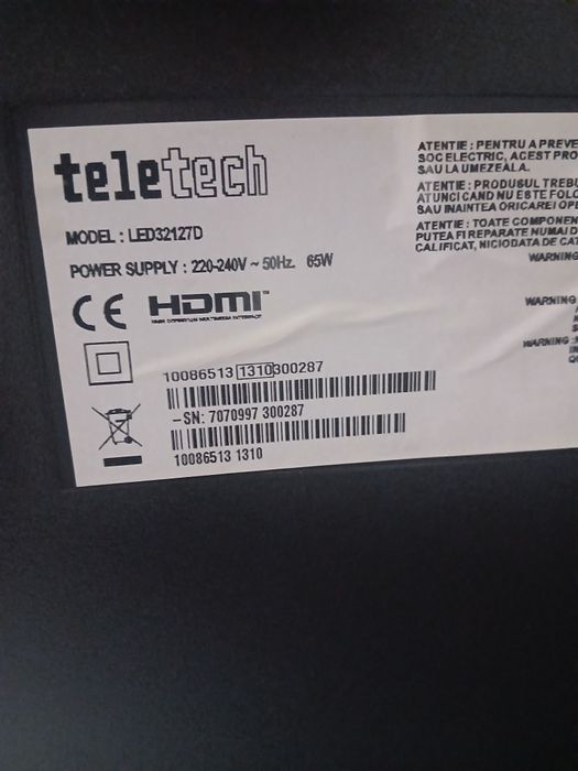 Vând TV  LG  si tv teleteh de 81cm. 32 inch philips