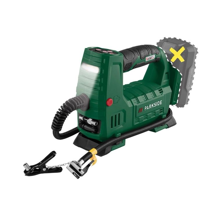 акумулаторен компресор 20v Парксайд /Parkside