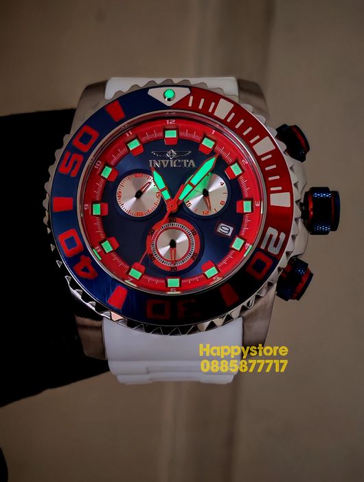 INVICTA Seahorse White 52 mm, Инвикта нов ръчен часовник