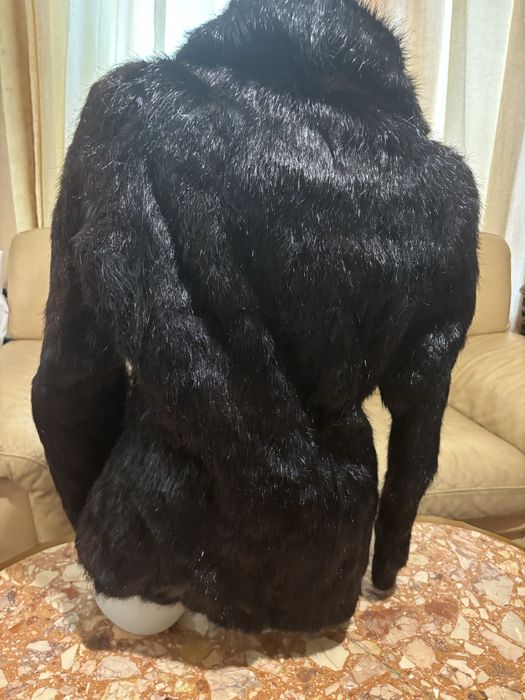 Палто естествен косъм