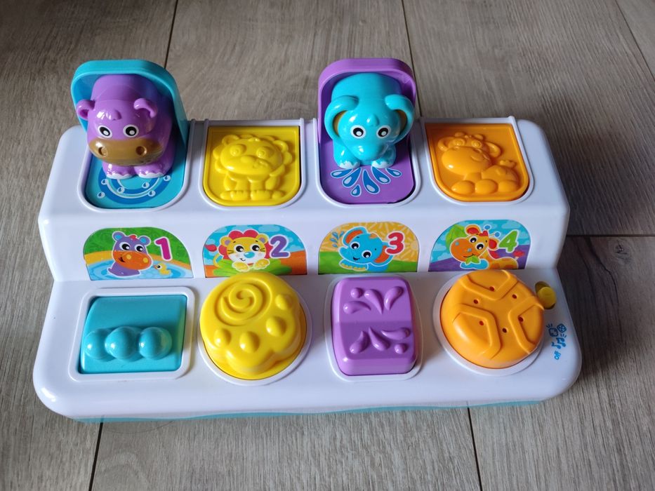 Музикална играчка Playgro  Изскачащи животни, със светлини и звук и песни