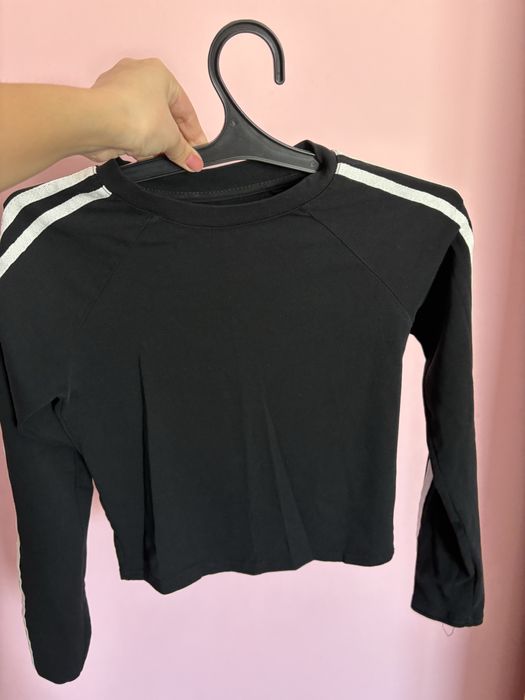 Две Укороченные облегающие лонгсливы