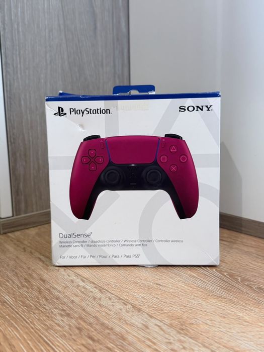 Controller Wireless PlayStation 5 DualSense V2, Cosmic Red - ca NOU