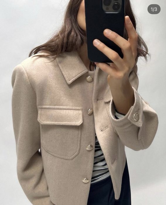 Дамско сако тип риза Zara