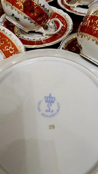 Чайно-кофейный сервиз Мадонна "Оскар". ГДР.  Дёшево !