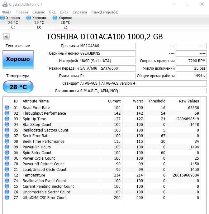 Жесткий диск HDD 2 Tb